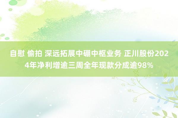 自慰 偷拍 深远拓展中硼中枢业务 正川股份2024年净利增逾三周全年现款分成逾98%
